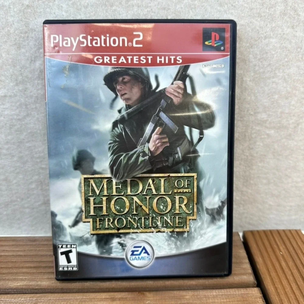 Playstation 2 Game Medal of Honor Frontline Greatest Hits EA Games Memory Card